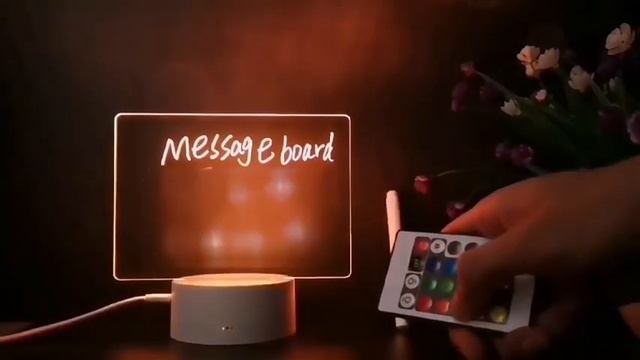 3D Light Handwritten Acrylic Message Board смотреть онлайн