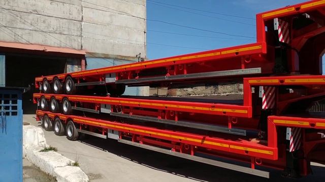 Три трала HARTUNG грузоподъемностью 40 тонн смотреть онлайн