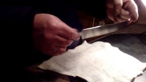 Нож с рукоятью нога Косули