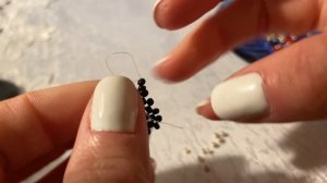 Для начинающих.Что делать если закончилась леска,а вы недоделали фигурку из бисера в технике крести