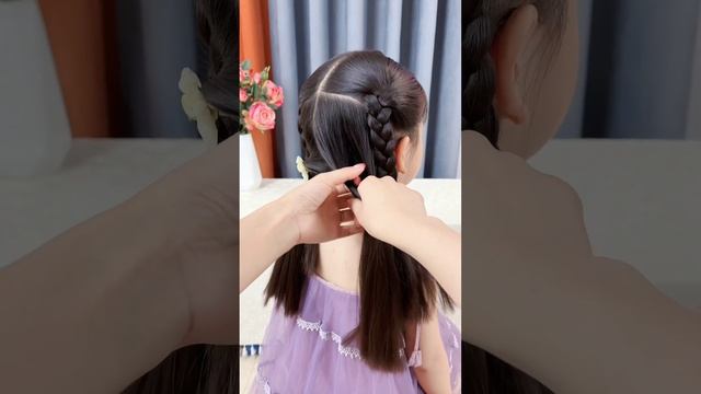 Baby Braid Style | ladder braid #hairstyleforbaby #braidhairstyle смотреть онлайн