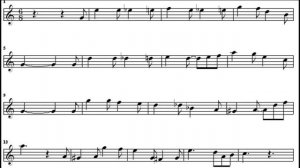 В лесу прифронтовом. Ноты.