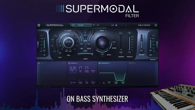 Supermodal Filter on Bass Synth - Preset Demo (No Talking) смотреть онлайн