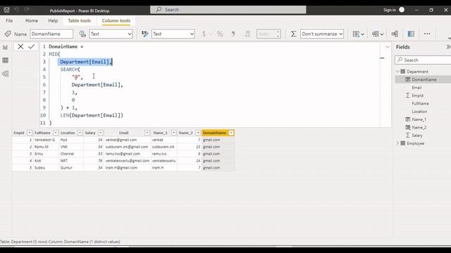 34.How to use Mid and Search Function in Power BI || Telugu смотреть онлайн