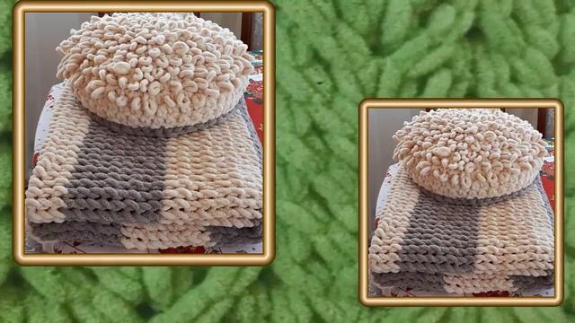 Подушка мякушка из Ализе Пуффи Pillow crumb from Alize Puffy смотреть онлайн