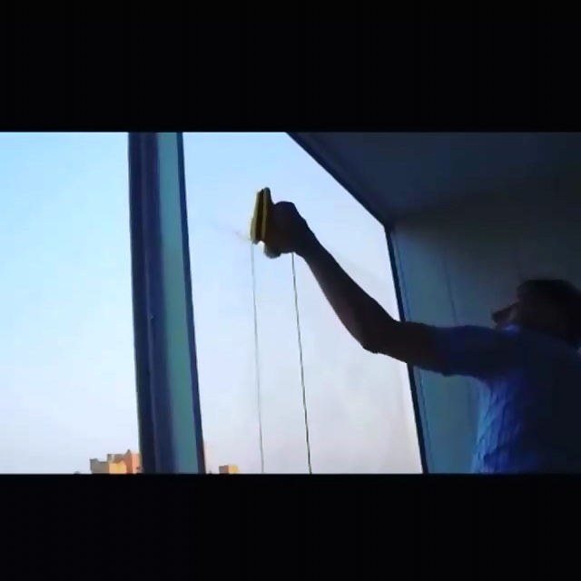 Магнитная щетка Glass Wiper- Ваш помощник для мытья окон смотреть онлайн