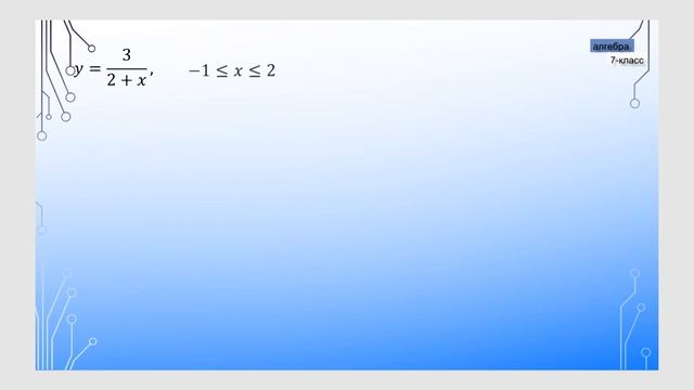 7-класс |  Алгебра  | Функциялар жана алардын графиктери. Сызыктуу функция жана анын касиеттери