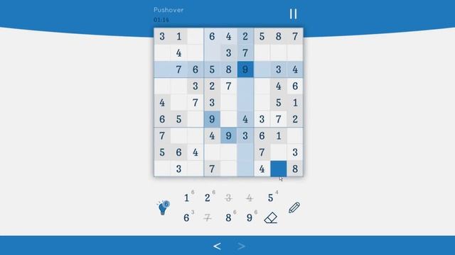 Sudoku Zenkai 2:27 (Pushover) смотреть онлайн