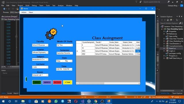 Class scheduling system смотреть онлайн