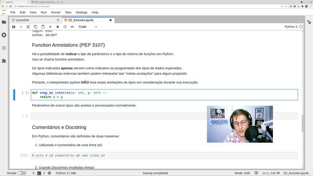 Python para Data Science - #7 Parâmetros nomeados e function annotation смотреть онлайн