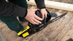 Бензиновая цепная пила Huter BS-2800M - первое впечатление от покупки.