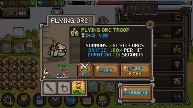 HOW TO GET ORC BAND AND FLYING ORC- in grow castle смотреть онлайн