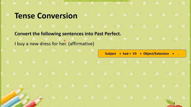 Tense Conversion| Any Other Tense into Past Perfect Tense| Exercise смотреть онлайн