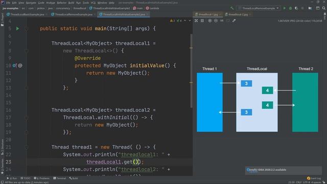 Java ThreadLocal смотреть онлайн