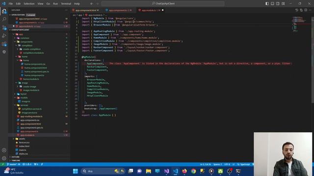 ChatGpt Based FullStack Web Uygulaması #2 | Angular Proje Sablonu-Routing-Cors Policy ve Ilk Istek смотреть онлайн