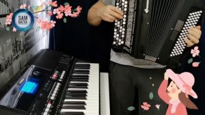 Руки вверх - «Ай-яй-яй девчонка» (кавер на баяне + синтезатор)