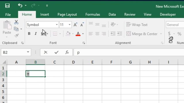 How to write pi symbol in excel смотреть онлайн