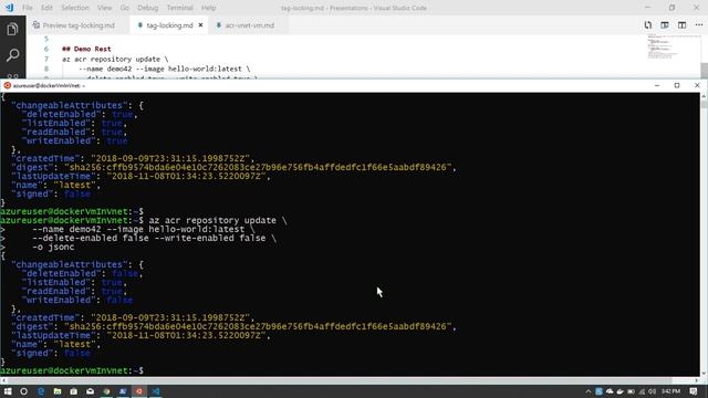 Azure Container Registry (ACR) repository and tag locking | Azure Friday Mini Demo смотреть онлайн
