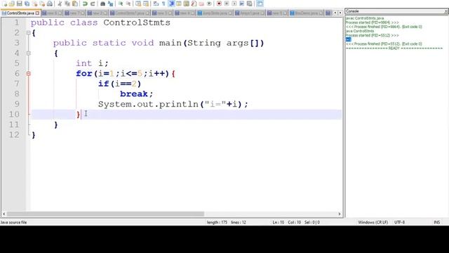 java in Tamil jump statements break and continue смотреть онлайн