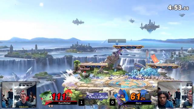 Super Smash Bros. Ultimate - RyanMcDad (Pokemon Trainer) vs Darry (Falco) смотреть онлайн