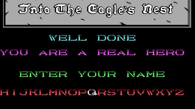 Into the Eagle's Nest (Dos game 1987) смотреть онлайн