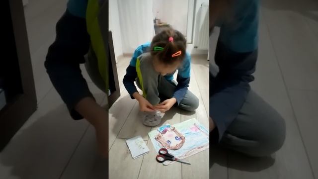 Прическа для бумажной куклы) смотреть онлайн