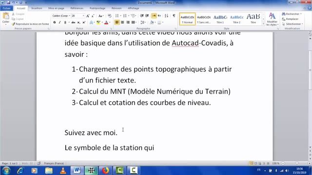 COMMENT GENERER UN MNT SUR AUTOCAD смотреть онлайн