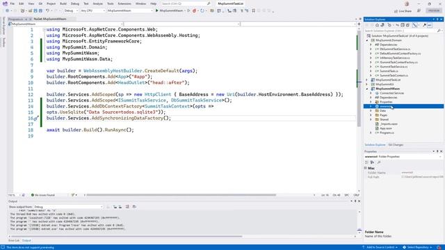 SQLite with EF Core in Blazor Wasm смотреть онлайн