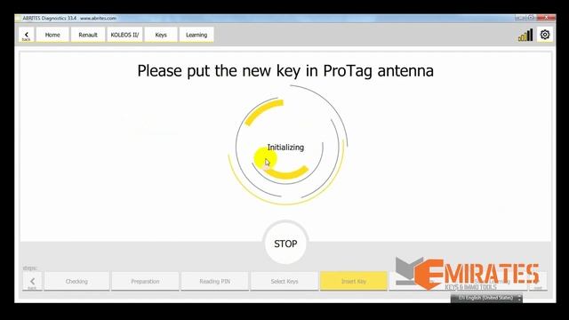 Programming Renault KOLEOS 2019 All Keys Lost With ABRITES Device смотреть онлайн