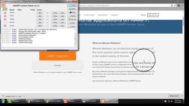 Instalando XAMPP 7.1.11 en Windows 7/Downloading XAMPP 7.1.11 on Windows 7 смотреть онлайн