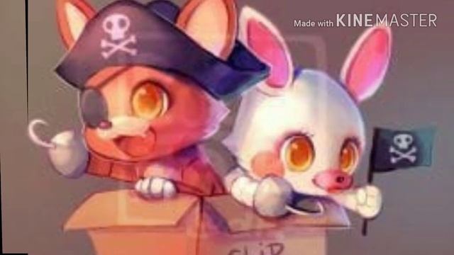 FNaF Foxy 1, 2, 3, 4, Drawkill ((And A Lil Mangle)