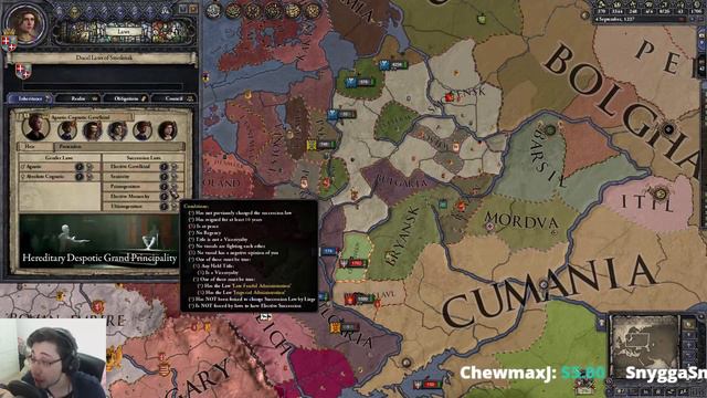 Crusader Kings 2 | The Prince of Smolensk Livestream #4 смотреть онлайн
