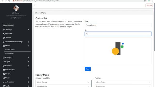 Add category, custom menu, sub-menu, Kampiun - The Ultimate PHP News, Video, Sound, Poll, Photos смотреть онлайн