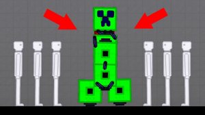 БЕЗУМНЫЙ МАЙНКРАФТ КРИПЕР ПРОТИВ ЛЮДЕЙ! УГАРНЫЕ ЭКСПЕРИМЕНТЫ В PEOPLE PLAYGROUND