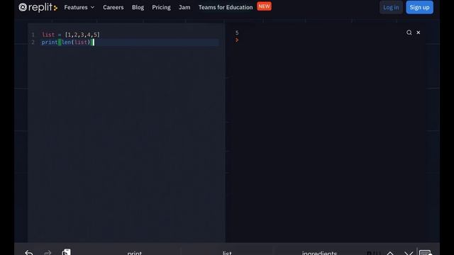 List Length Python смотреть онлайн