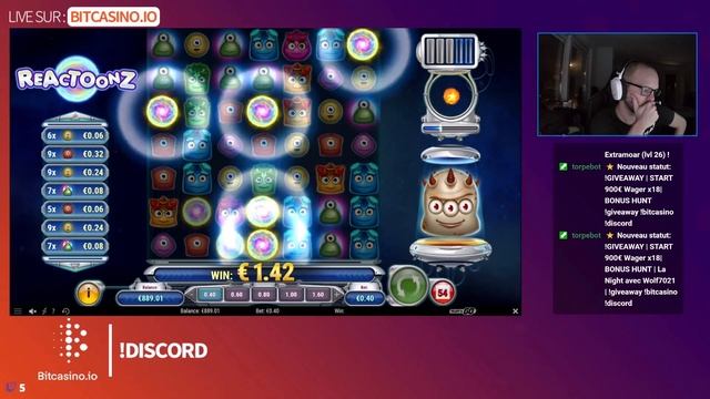 Daily Dose Of Reactoonz 24 - REALLY BIG WINS! (750X+) смотреть онлайн