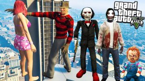 ГТА 5 МОДЫ ФРЕДДИ КРЮГЕР СХВАТИЛ БЕДНУЮ ДЕВУШКУ! ОБЗОР МОДА В GTA 5 ИГРЫ ГТА МИР МОДОВ ВИДЕО GTA 5