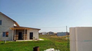 продолжаю строить сарай из газобетона