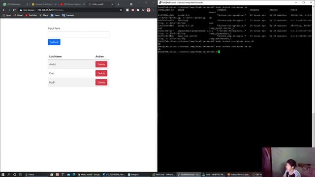 Implementasi Docker Network dengan Data persistent dan Docker Volume смотреть онлайн