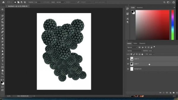 Copy Paste and Repeat Images on Adobe Photoshop