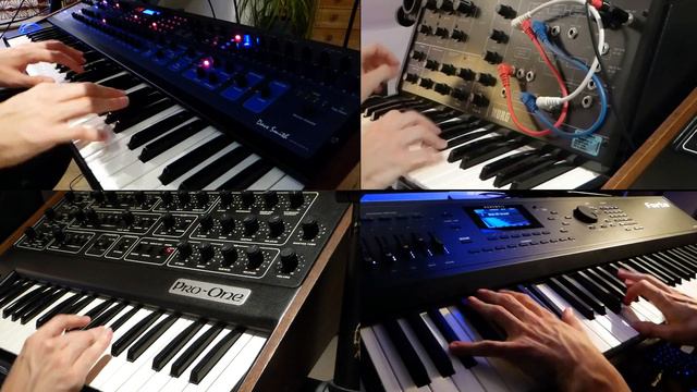 Hymn Tune Hereford - Dave Smith Poly Evolver, Sequential Circuits Pro One, Korg MS10, Kurzweil Fort смотреть онлайн