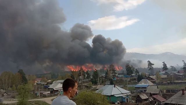 страшный пожар в городе Риддер смотреть онлайн