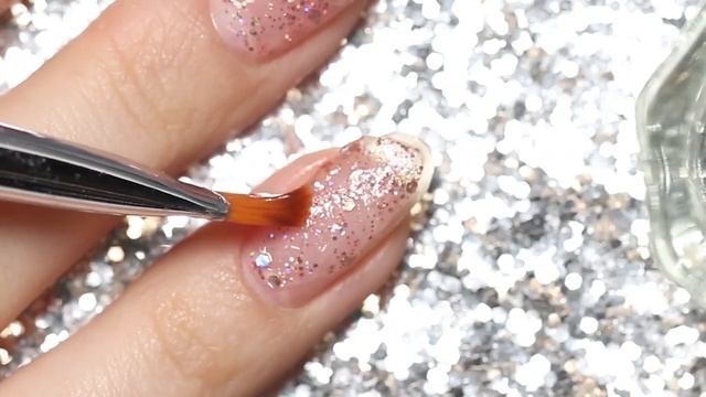 ✨Glitter Modelones POLYGEL Overlay on Natural Nails смотреть онлайн