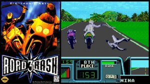 Прохождение всех 3 частей Road Rash на Сеге