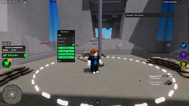 War Tycoon Script Hack PASTEBIN GUI: Auto Farm, Aimbot, Infinite Money, Teleport, ESP & More смотреть онлайн