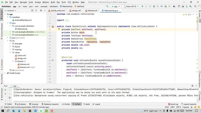 How to create BMI Calculator in android studio Bangla | BMI calculator in android studio Bangla 202 смотреть онлайн