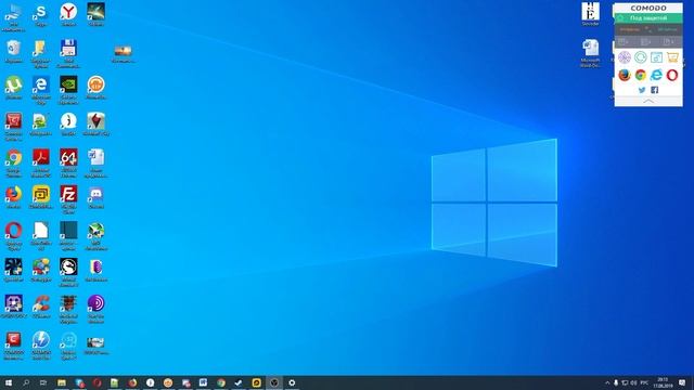Как скрыть значки с рабочего стола Windows 10 смотреть онлайн