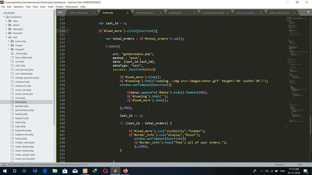 Online Book Store in PHP | order history page| part-36 | (Hindi) смотреть онлайн