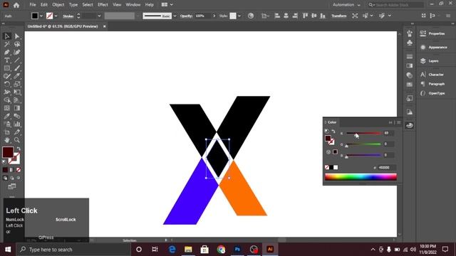 X latter logo design illustrator and photoshop tutorial | huraira graphics смотреть онлайн