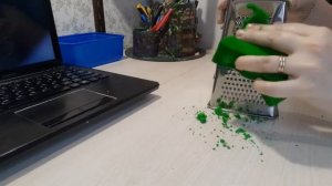 DIY как сделать искусственный мох(листву,зелень)?